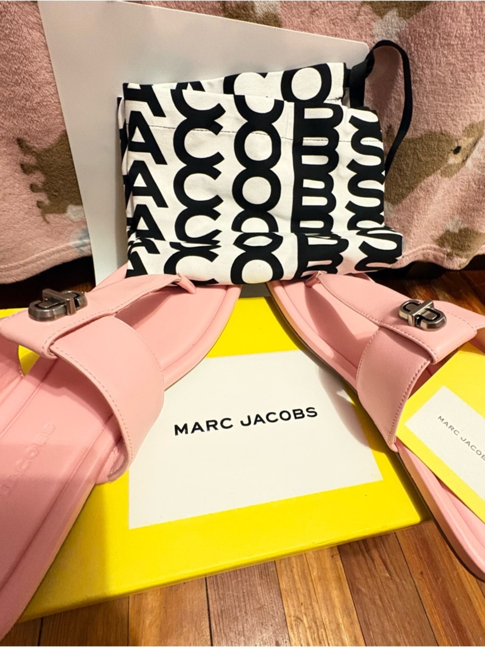 Mark Jacobs Pink Strap Sandals - Picture 5 of 6